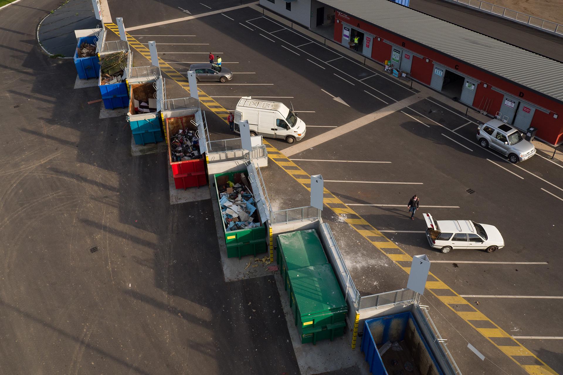 Déchetteries, déchetteries mobiles, collectivités - Benne déchets Sirius