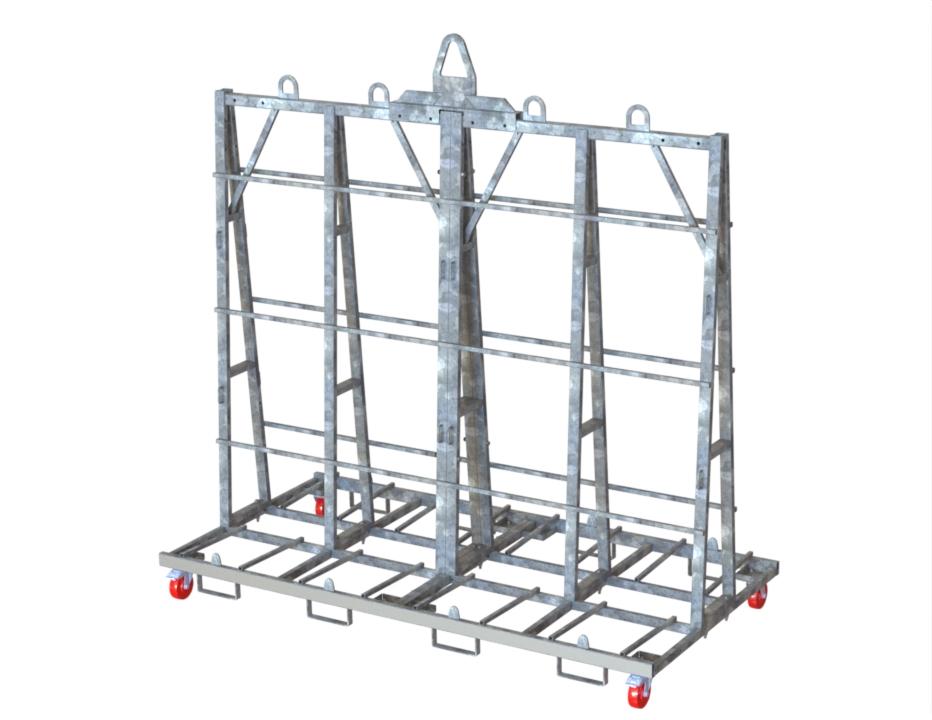 Format double AZM119 avec roulettes