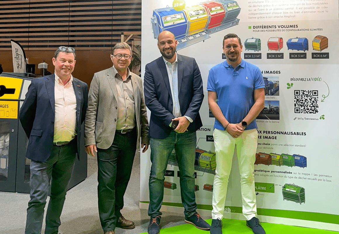 Equipe commerciale AZ Environnement à Pollutec Lyon