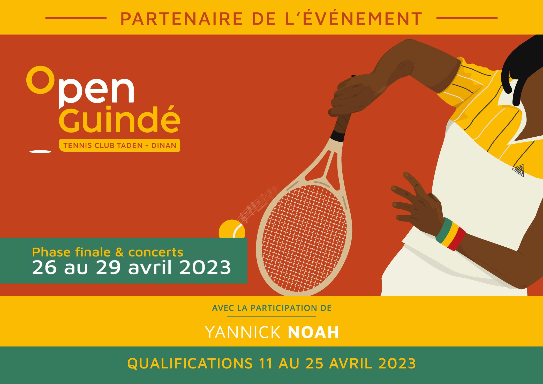 Partenaire de l'événement Open Guindé 2023