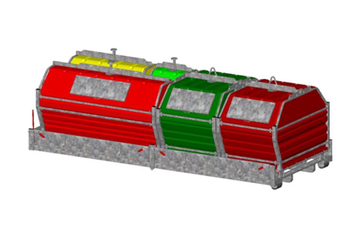 Exemple configuration Sirius avec conteneurs 6 m³